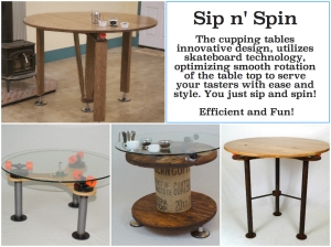 A few examples of Sip n' Spin Tables